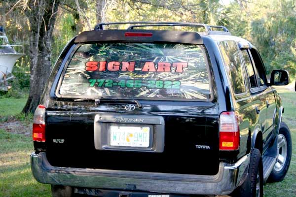 Vehicle Signs, Wraps, Graphics and Lettering in Vero Beach Florida