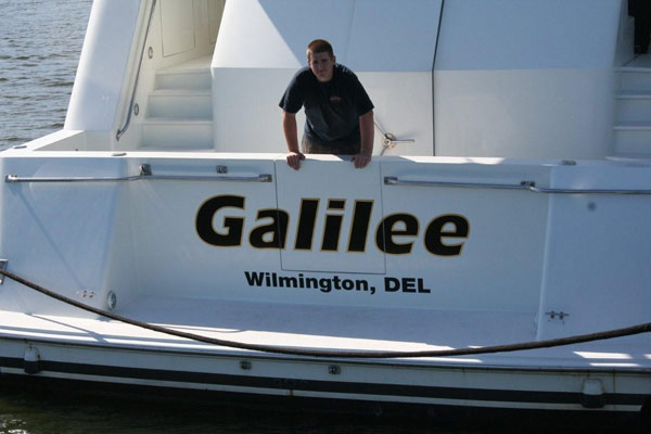 Yacht Signs, Graphics and Lettering in Vero Beach Florida