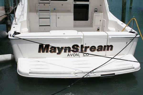 Boat Signs in and near Fort Pierce