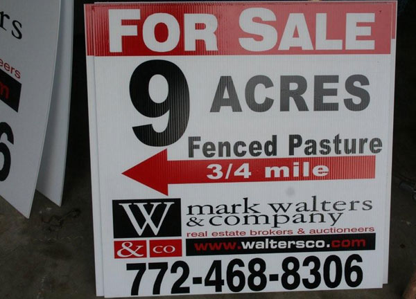 Real Estate Signs by Sign Art Plus of Vero Beach